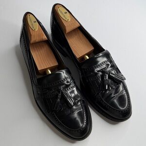 Bally Loafers Dress Shoes Size 9.5 Black Crocodile Bally ASHTON Black Genuine Crocodile Penny Loafer Wide Size  main image 3